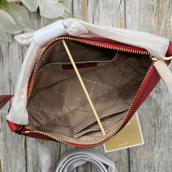 Michael Kors Jet Set Medium Saffiano Leather Crossbody Bag - Picture 6 of 14